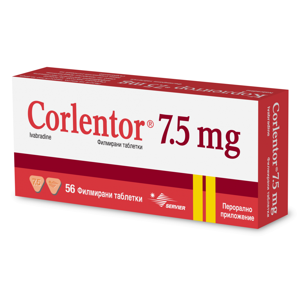 Korlentor 7.5 mg 56 tablets / Корлентор 7.5 мг 56 табл. - Лекарства с рецепта