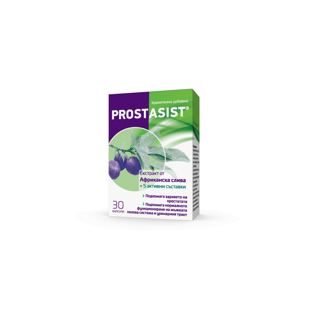 Простасист За здравето на простатата x30 капсули - Пикочно-полова система