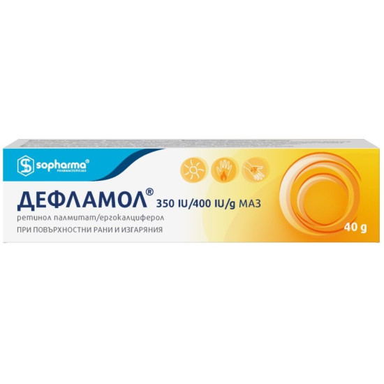 ДЕФЛАМОЛ унгв 40 гр