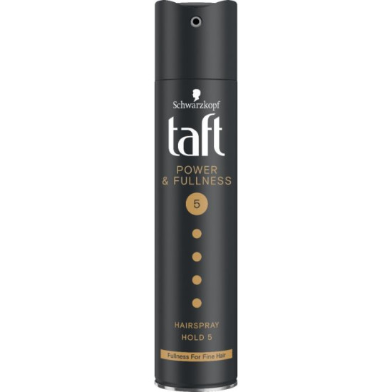 TAFT POWER & FULLNESS лак за коса, за фина и изтъняваща коса 250 мл