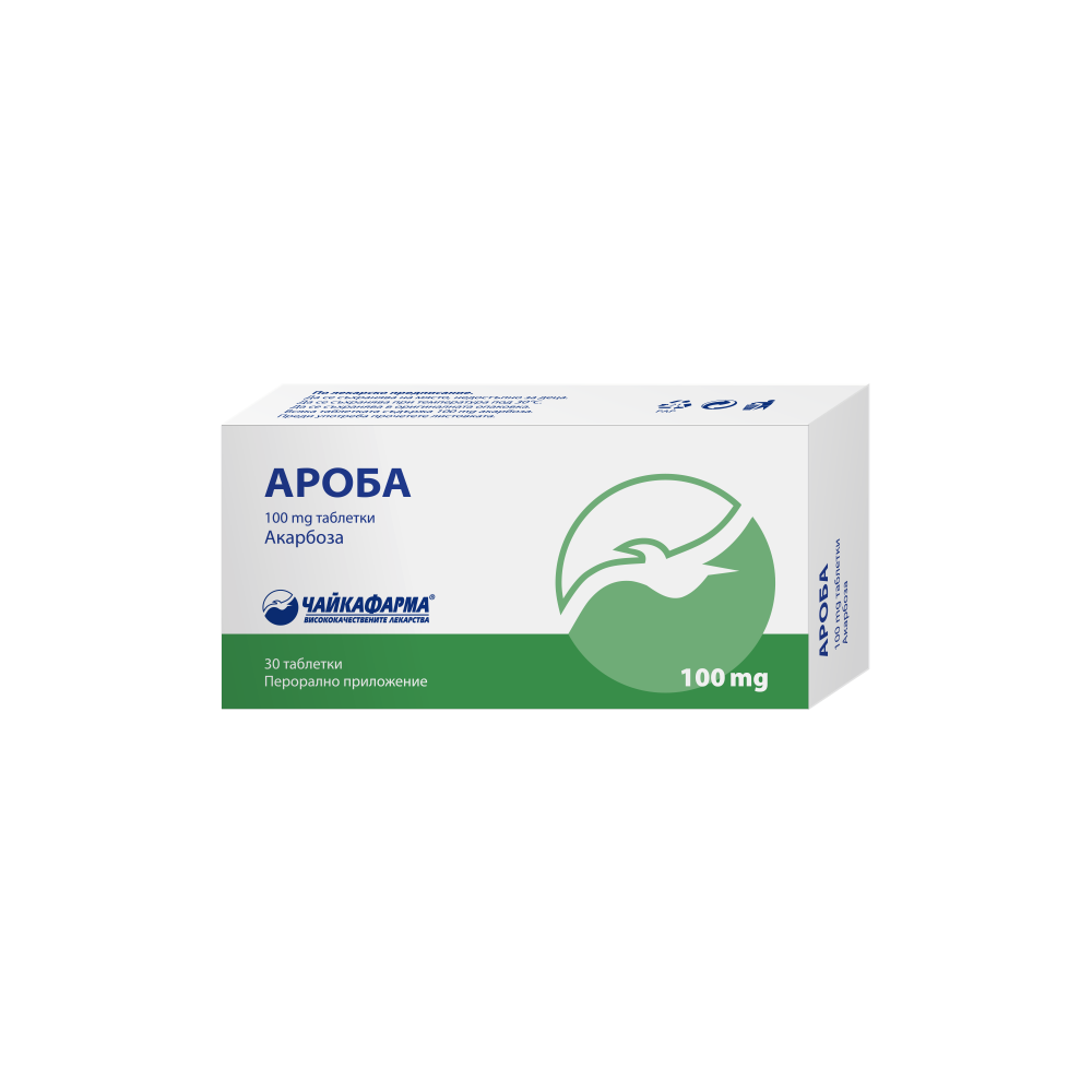 Aroba 100 mg 30 tablets / Ароба 100 mg 30 таблетки - Лекарства с рецепта