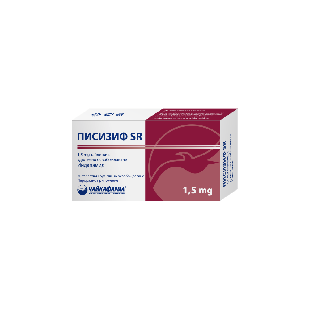 Pisizif SR 1,5 mg 30 tablets / Писизиф SR 1,5 mg 30 таблетки - Лекарства с рецепта