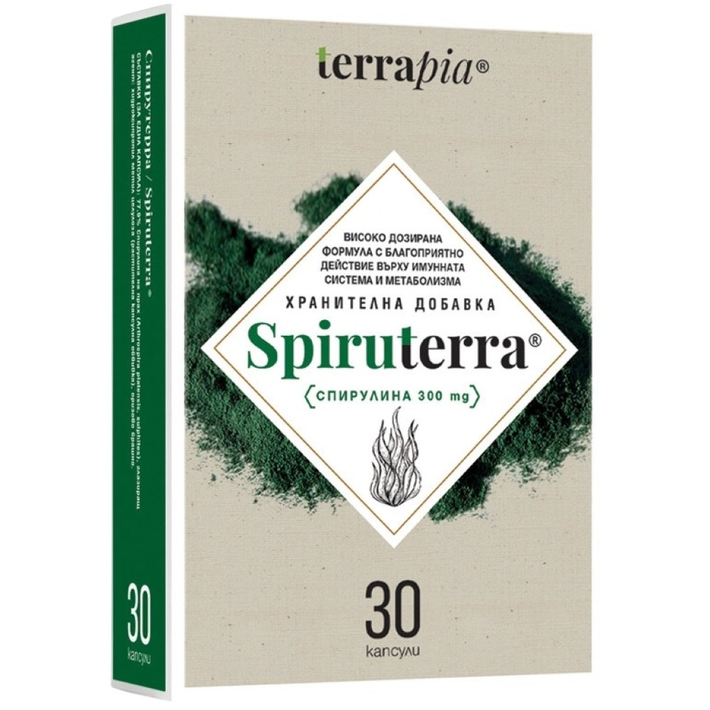 СПИРУЛИНА капс x 30 бр - Витамини, минерали и антиоксиданти