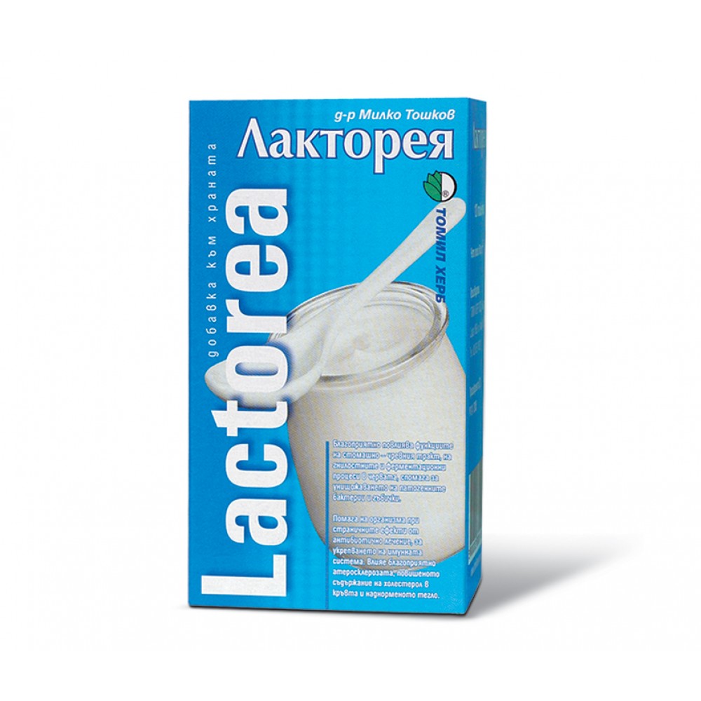 Lactoreа 500 mg 120 tablets D-r Toshkov / Лакторея 500 мг 120 таблетки Д-р Тошков - Пробиотици