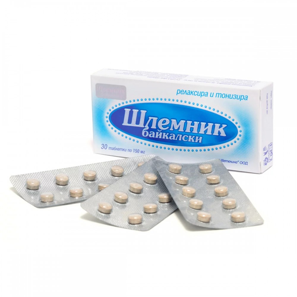 Shlemnik extract 30 tablets / Шлемник екстракт 30 таблeтки - Сърце и кръвно налягане