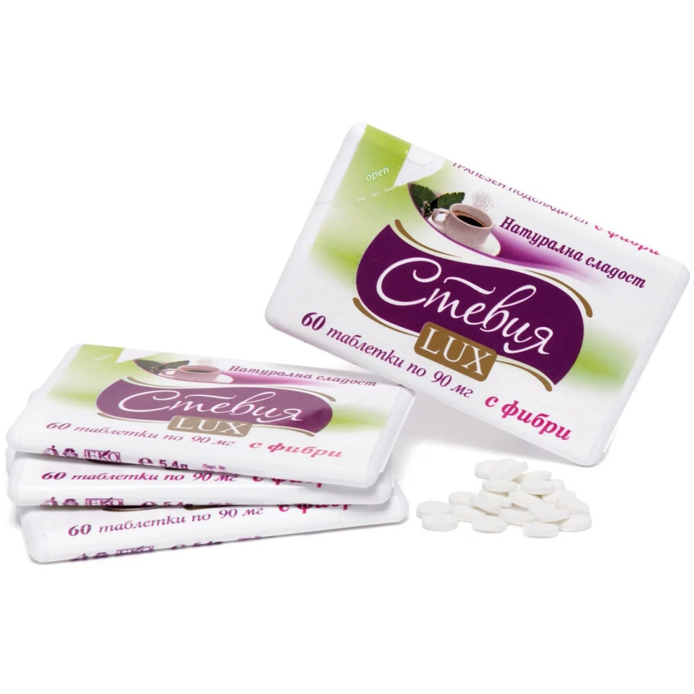Stevia luxury 60 tablets / Стевия лукс 60 таблетки - Ендокринна система Stevia luxury 60 tablets / Стевия лукс 60 таблетки - Ендокринна система