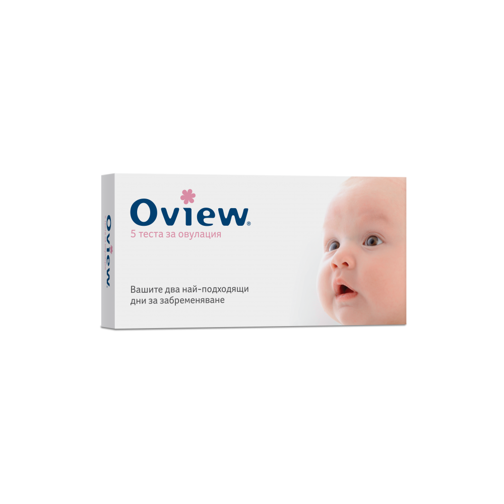 Oview Тест за овулация х5 лентички - Тестове за бременност и овулация