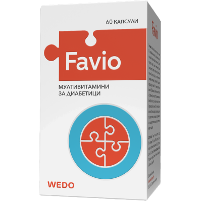 ФАВИО мултивитамини за диабетици табл х 60 бр WEDO