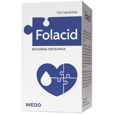 ФОЛАЦИД табл 400 мкг x 100 бр WEDO