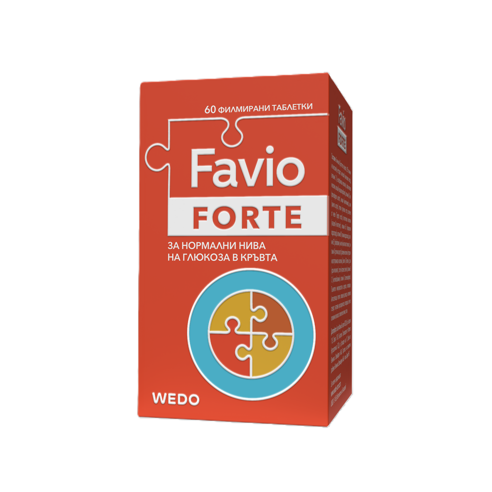 Favio Forte Mултивитамини за хора с диабет и преддиабет х60 таблетки - Kръвна захар