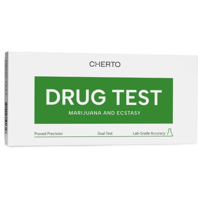 ТЕСТ ЗА НАРКОТИЦИ CHERTO за марихуана (THC) и екстази (MDMA) х 1 бр