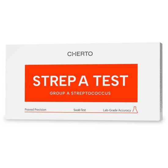 CHERTO STREP A ТЕСТ ЗА СТРЕПТОКОК ОТ ГРУПА А /СКАРЛАТИНА/ х 1 бр /чрез проба от гърлен секрет/