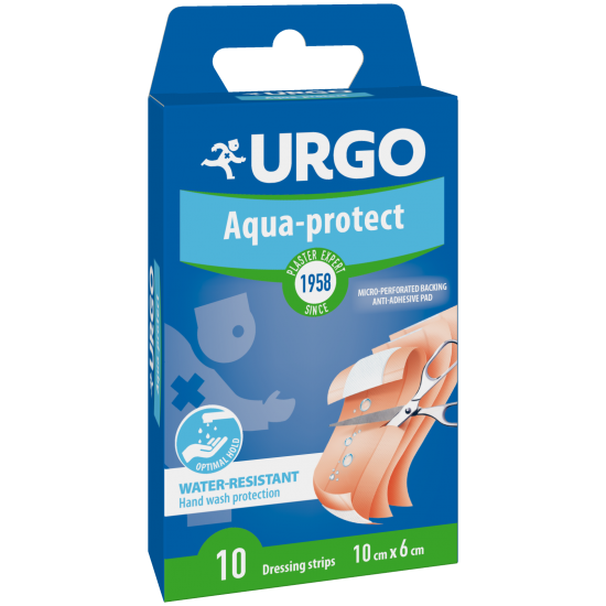 УРГО AQUA PROTECT миещ се пластир x 10 бр
