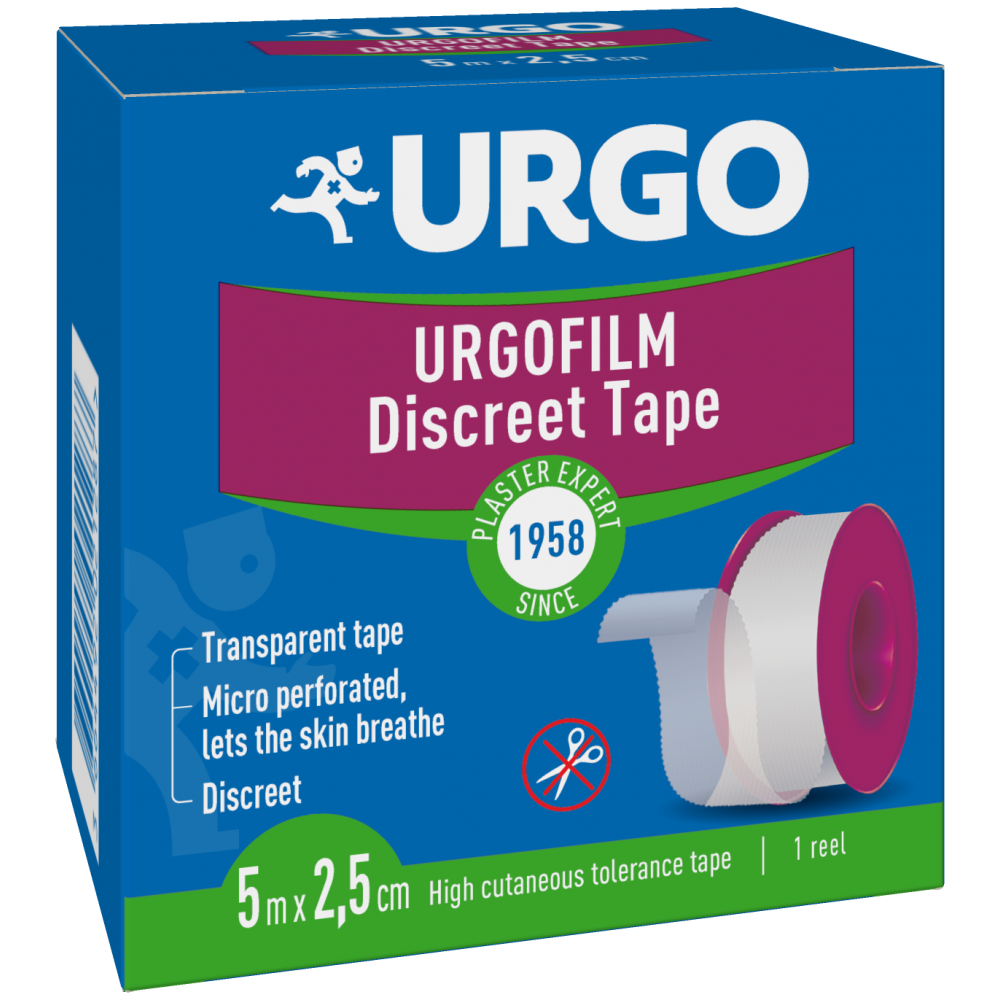 Urgo Urgofilm 5 m / 2.5 cm / Урго Ургофилм 5м/2.5см - Лепенки и марли