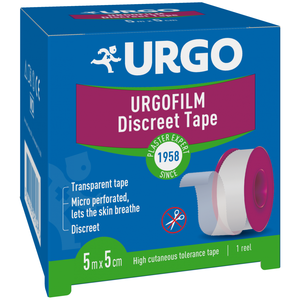 Urgo Urgofilm 5 m / 5 cm / Урго Ургофилм 5м/5см - Лепенки и марли
