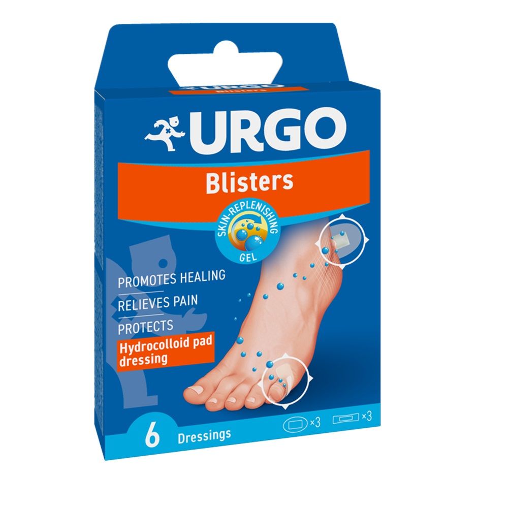 URGO Blisters, пластир за рани и мехури х 6 броя -