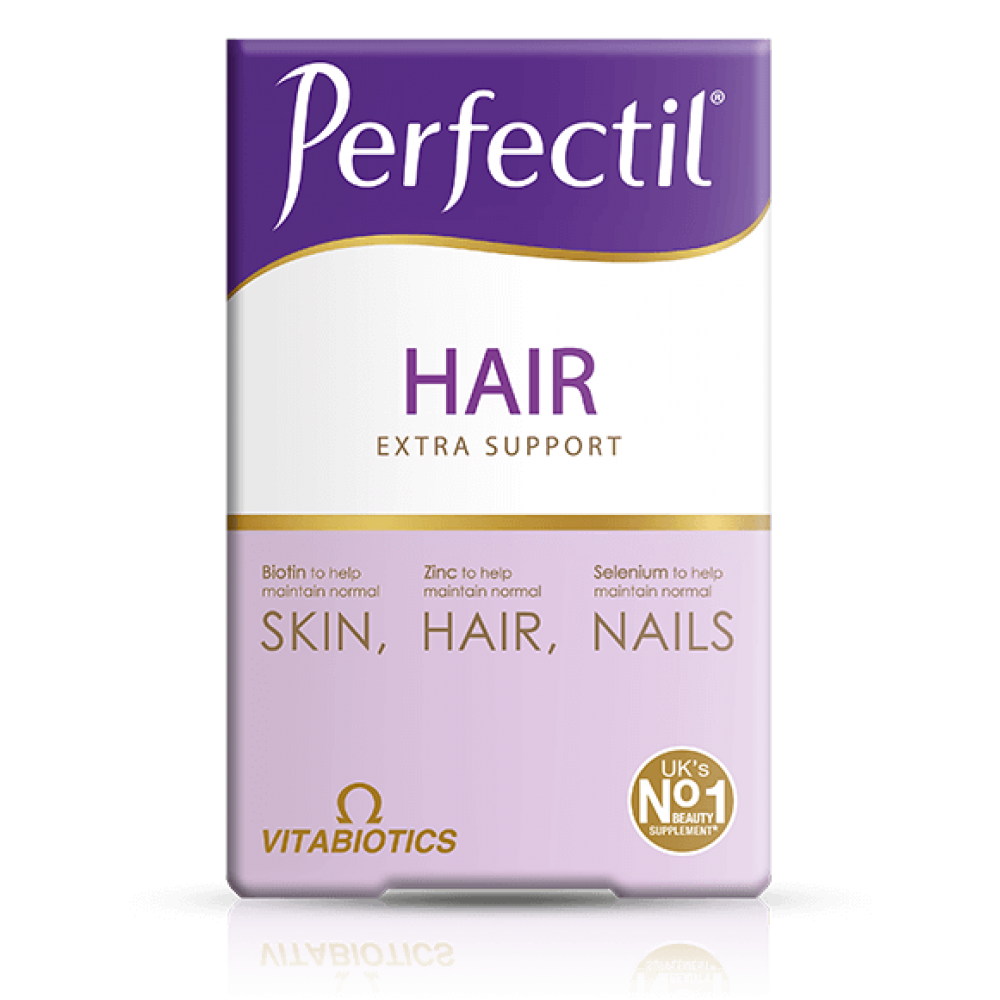 Perfectil (Перфектил) Плюс за коса, кожа, нокти, 60 таблетки, Vitabiotics -