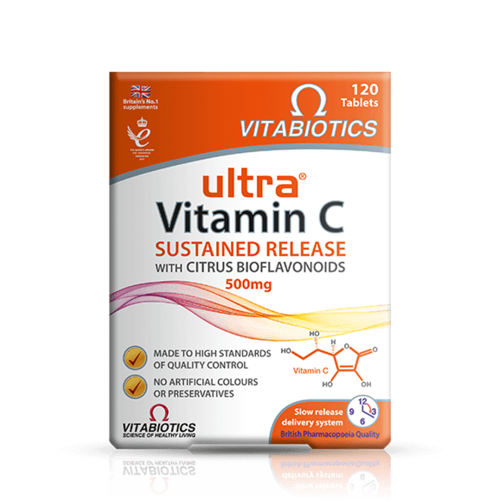 Ултра Витамин С х 60 таблетки, Vitabiotics -