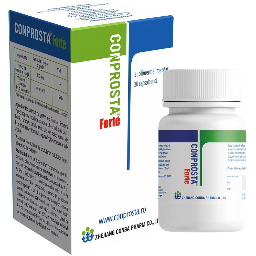 Conprosta Forte 30 capsules / Конпроста Форте 30 капсули - Пикочо-полова система