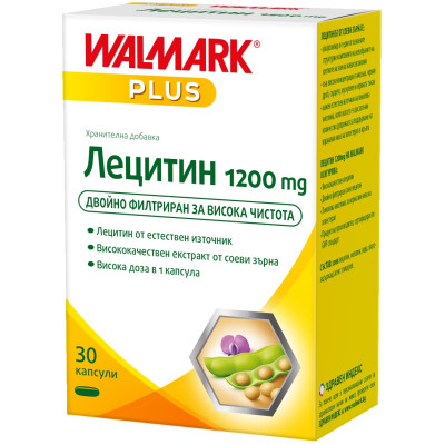 ЛЕЦИТИН табл 1200 мг х 30 бр WALMARK