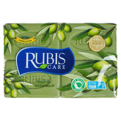 САПУН ЗА ПРАНЕ RUBIS OLIVE МАСЛИНА 4 х 110 г