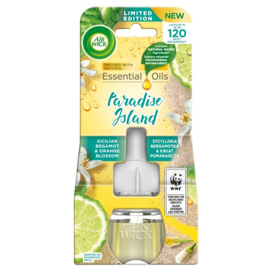 AIR WICK Essential oils ПЪЛНИТЕЛ БЕРГАМОТ И ЦВЯТ ОТ ПОРТОКАЛ 19 мл