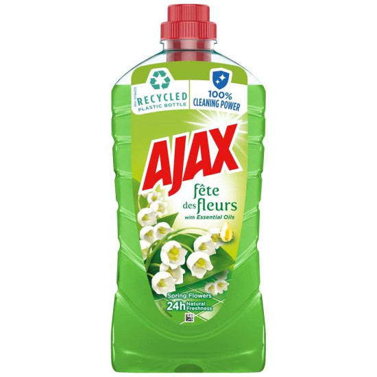 АЯКС SPRING FLOWERS препарат за почистване на под с аромат на пролетни цветя 1000 мл
