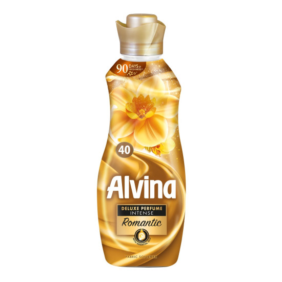 АЛВИНА DELUXE PARFUME ROMANTIC омекотител за тъкани с дълготрайно ухание 880 мл /40 пранета/