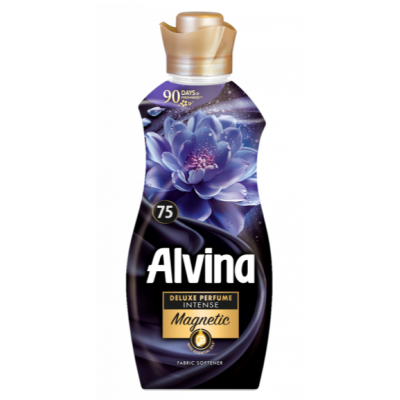 АЛВИНА DELUXE PERFUME MAGNETIC омекотител за тъкани с дълготрайно ухание 1.650 л /75 пранета/