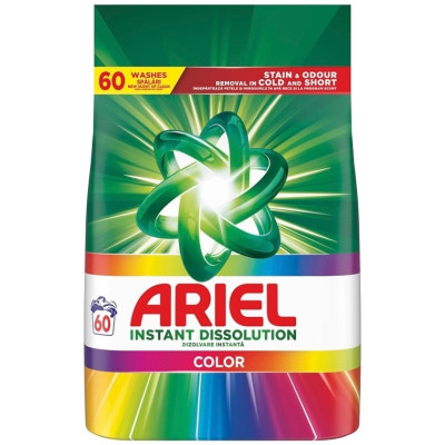 АРИЕЛ COLOR прах за пране за цветни дрехи 3.9 кг /60 пранета/