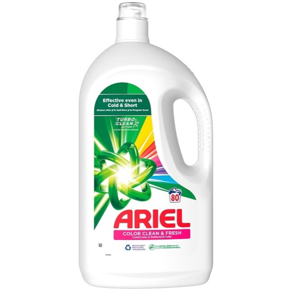 АРИЕЛ COLOR CLEAN & FRESH гел за пране 4 л /80 пранета/ - Перилни препарати АРИЕЛ COLOR CLEAN & FRESH гел за пране 4 л /80 пранета/ - Перилни препарати