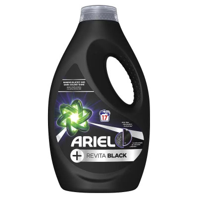 АРИЕЛ REVITA BLACK гел за пране за черни и тъмни тъкани 850 мл /17 пранета/