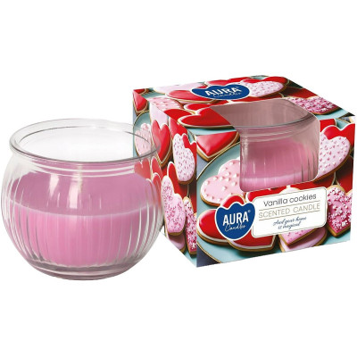 AURA ароматна свещ в чаша VANILLA COOKIES 80 г
