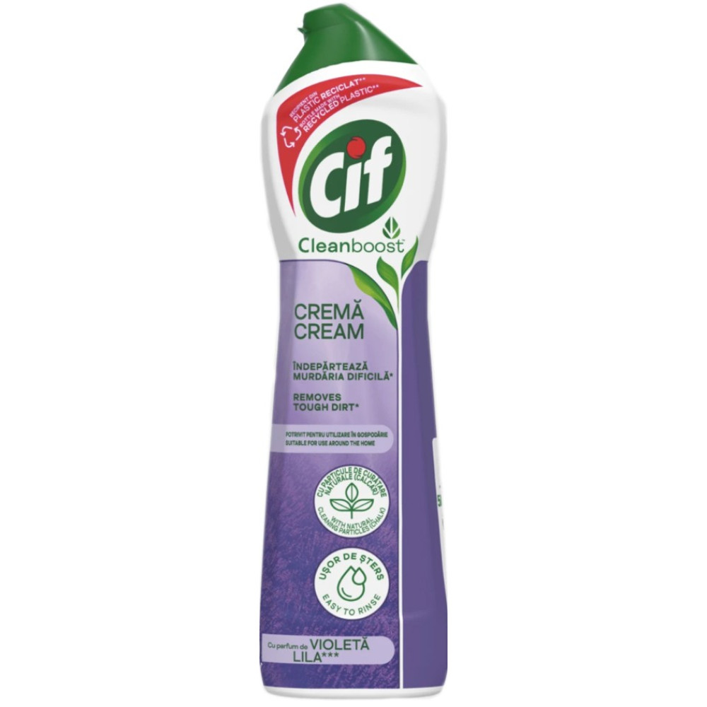 ЦИФ LILA крем за почистване на твърди повърхности с парфюм от Виолетки 500 мл - Универсални препарати