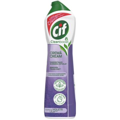 ЦИФ LILA крем за почистване на твърди повърхности с парфюм от Виолетки 500 мл