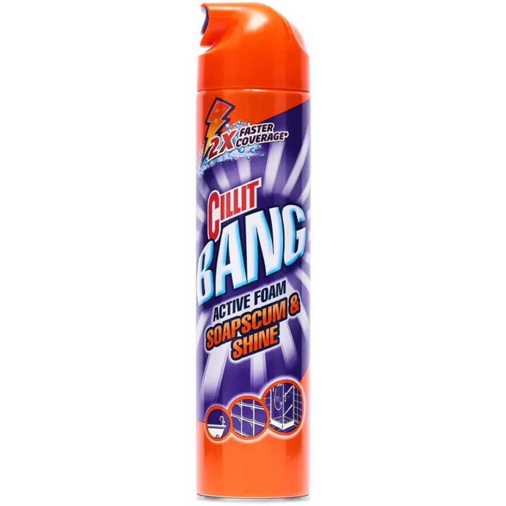 ЦИЛИТ BANG MAGIC FOAM BATHROOM активна почистваща пяна за баня 600 мл - За баня и WC