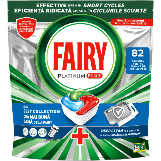 ФЕЪРИ PLATINUM PLUS капсули за съдомиялна машина х 82 бр 1272 г