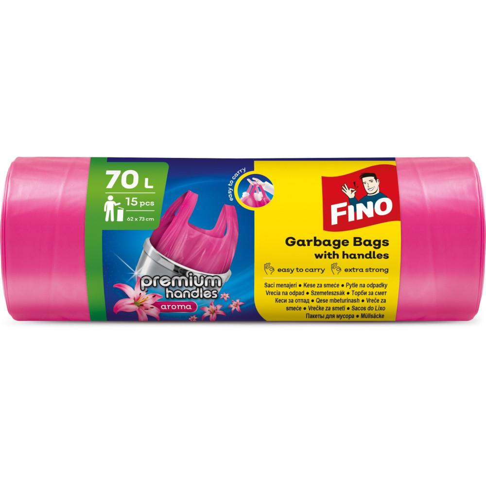 ФИНО торби за смет PREMIUM AROMA 70 л х 15 бр - Домашни потреби ФИНО торби за смет PREMIUM AROMA 70 л х 15 бр - Домашни потреби