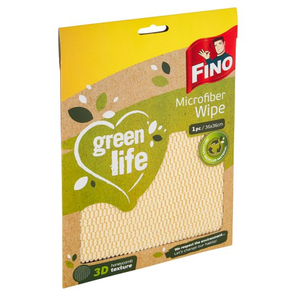 ФИНО микрофибърна кърпа Green life /36 х 36 см/ х 1 бр - Домашни потреби