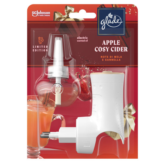 ГЛЕЙД ELECTRIC SCENTED OIL APPLE COSY CIDER електрически ароматизатор + пълнител 20 мл