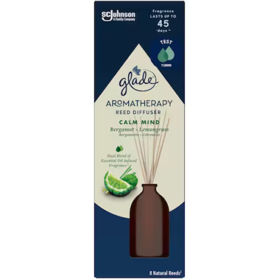 ГЛЕЙД AROMATHERAPY REED DIFFUSER CALM MIND ароматизатор с ратанови пръчици 80 мл