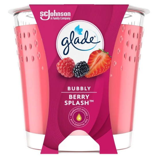 ГЛЕЙД свещ BUBBLY BERRY SPLASH 129 г