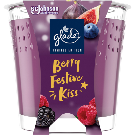 ГЛЕЙД свещ BERRY FESTIVE KISS 129 г