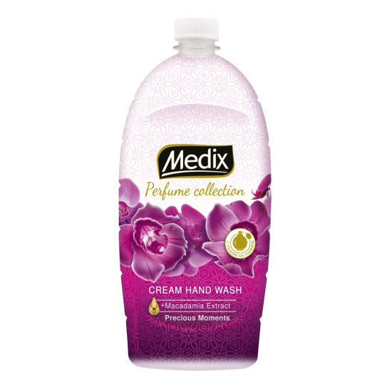 MEDIX PERFUME COLLECTION PRECIOUS MOMENTS течен сапун за ръце с екстракт от макадамия 800 мл