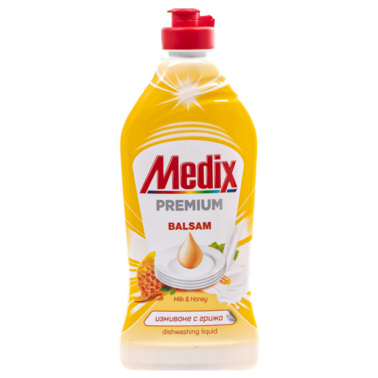 MEDIX BEAUTY balsam измиващ препарат за съдове МЛЯКО И МЕД балсам 415 мл