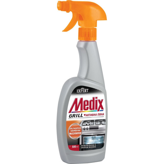 MEDIX GRILL активна пяна против загорели мазнини за фурни спрей 500 мл