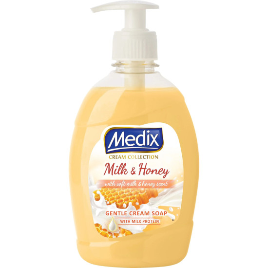 MEDIX MILK & HONEY течен сапун за ръце с аромат на мед и мляко 400 мл