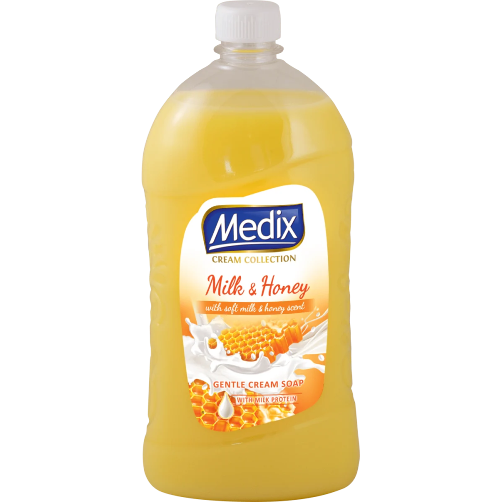 МЕДИКС MILK & HONEY течен сапун за ръце с аромат на мед и мляко 800 мл - Грижа за ръцете