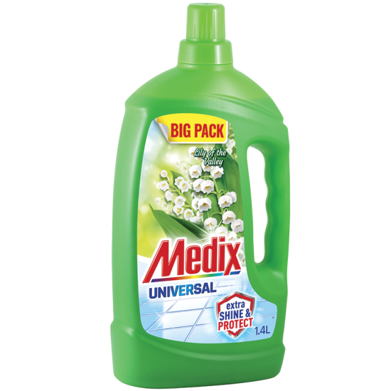 MEDIX UNIVERSAL LILY OF THE LILY универсален препарат за почистване с аромат на момина сълза 1.4 л
