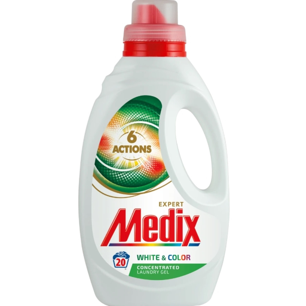 МЕДИКС WHITE & COLOR концентриран перилен препарат 1,1 л - Перилни препарати МЕДИКС WHITE & COLOR концентриран перилен препарат 1,1 л - Перилни препарати